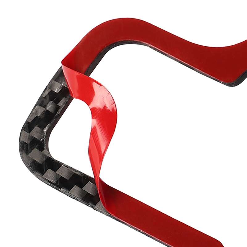 Car Carbon Fiber Solid Color Headlight Switch D Decorative Sticker for Mercedes-Benz A 2013-2018/B C