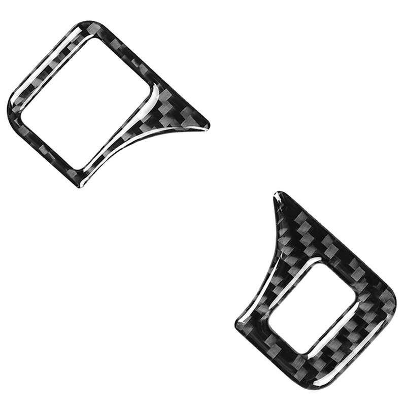 Car Carbon Fiber Solid Color Headlight Switch C Decorative Sticker for Mercedes-Benz A 2013-2018/B C