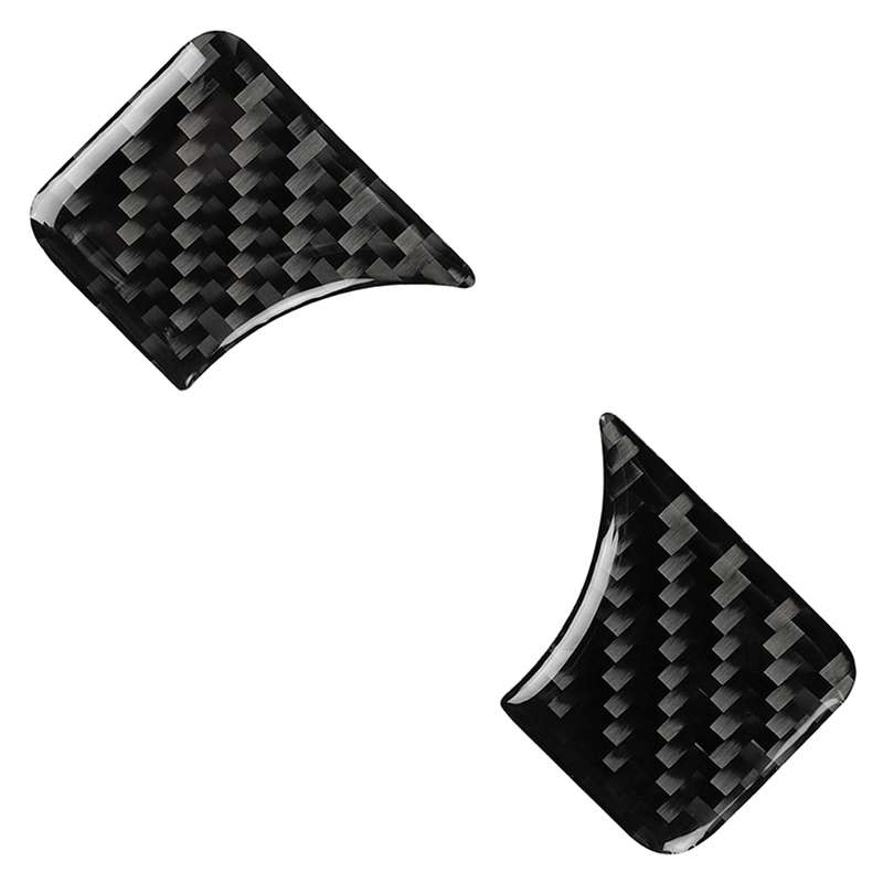 Car Carbon Fiber Solid Color Headlight Switch B Decorative Sticker for Mercedes-Benz A 2013-2018/B C