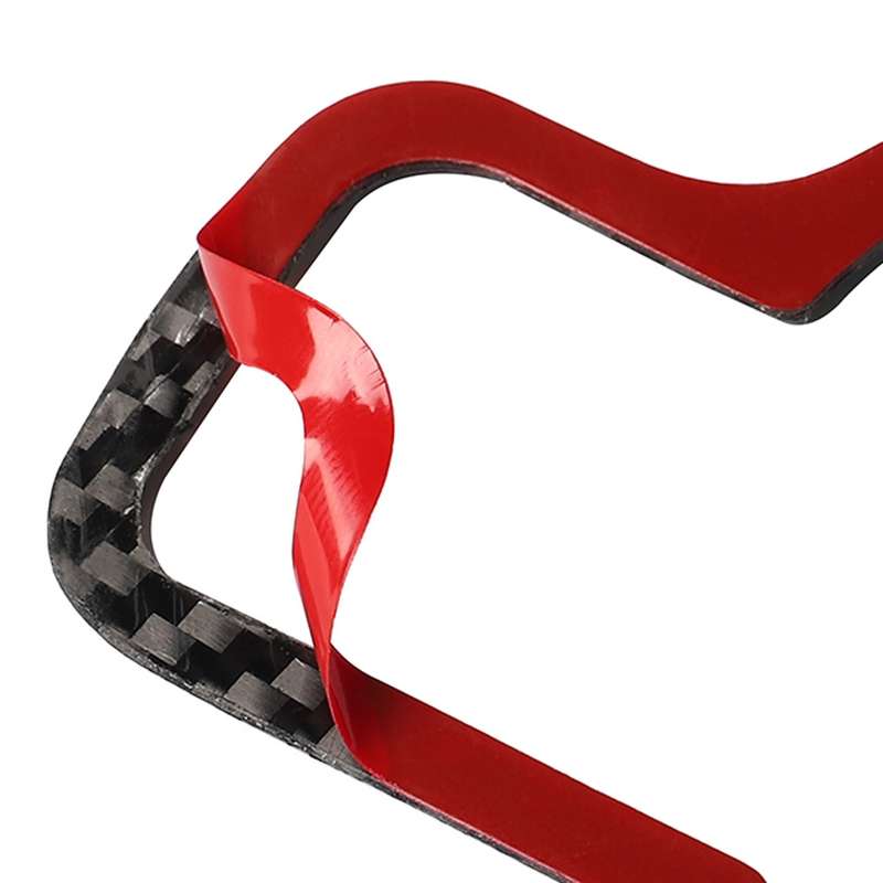 Car Carbon Fiber Solid Color Headlight Switch B Decorative Sticker for Mercedes-Benz A 2013-2018/B C