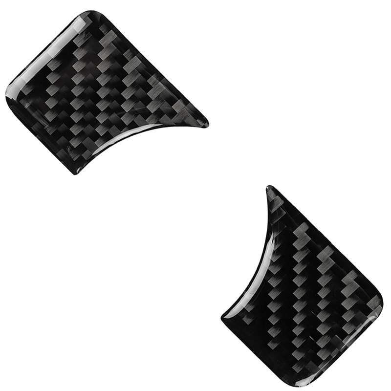 Car Carbon Fiber German Color Headlight Switch B Decorative Sticker for Mercedes-Benz A 2013-2018/B