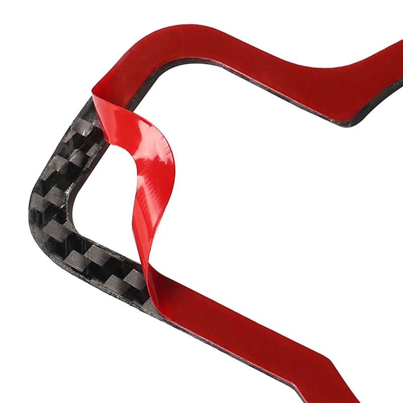 Car Carbon Fiber German Color Headlight Switch A Decorative Sticker for Mercedes-Benz A 2013-2018/B