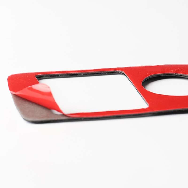 Car Carbon Fiber Solid Color Window Lift Panel Decorative Sticker for Mercedes-Benz C Class 2010-201