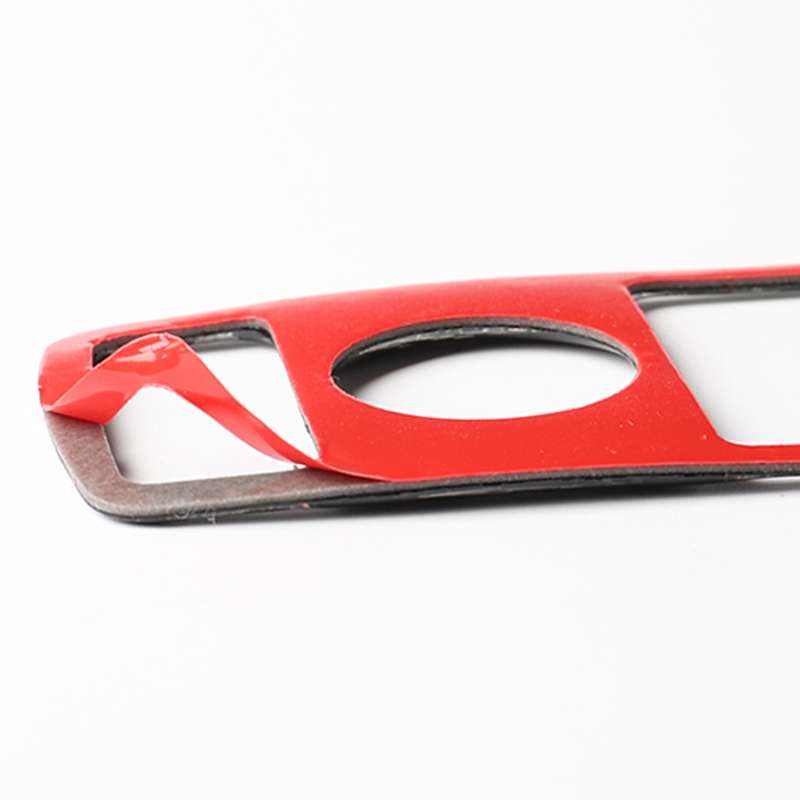Car Carbon Fiber German Color Window Lift Panel Decorative Sticker for Mercedes-Benz GL 2013-2016/ML