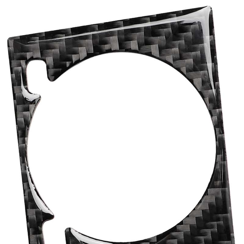 Car Carbon Fiber Clock Decorative Sticker for Lexus RX300 / 270 / 200T / 450h 2016-2019, Left and Ri