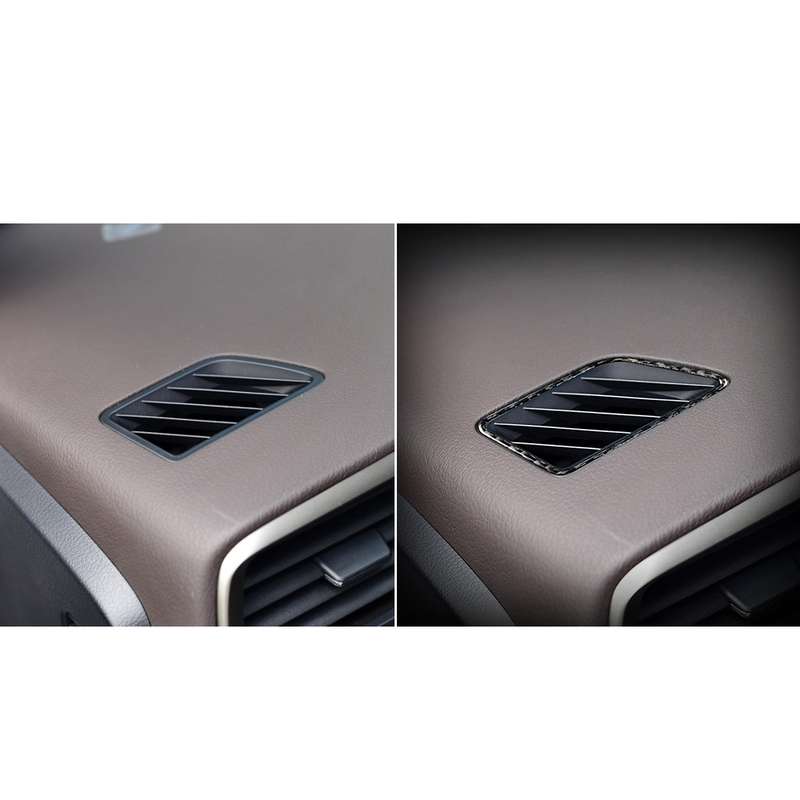 Car Carbon Fiber Dashboard Air Outlet Decorative Sticker for Lexus RX300 / 270 / 200T / 450h 2016-20