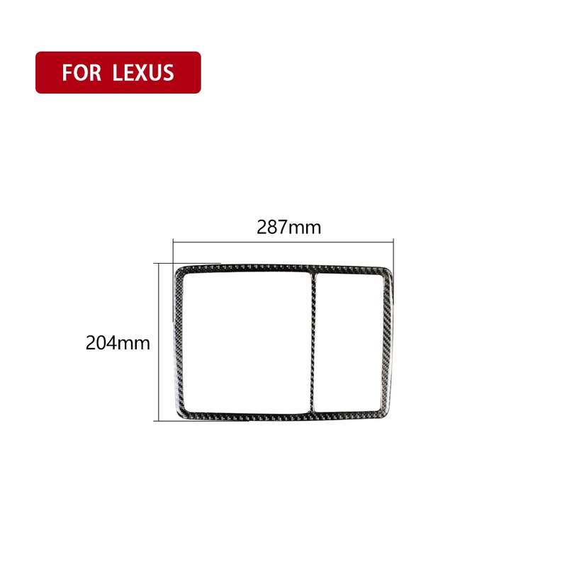 Car Carbon Fiber Front Reading Light Decorative Sticker for Lexus RX300 / 270 / 200T / 450h 2016-201