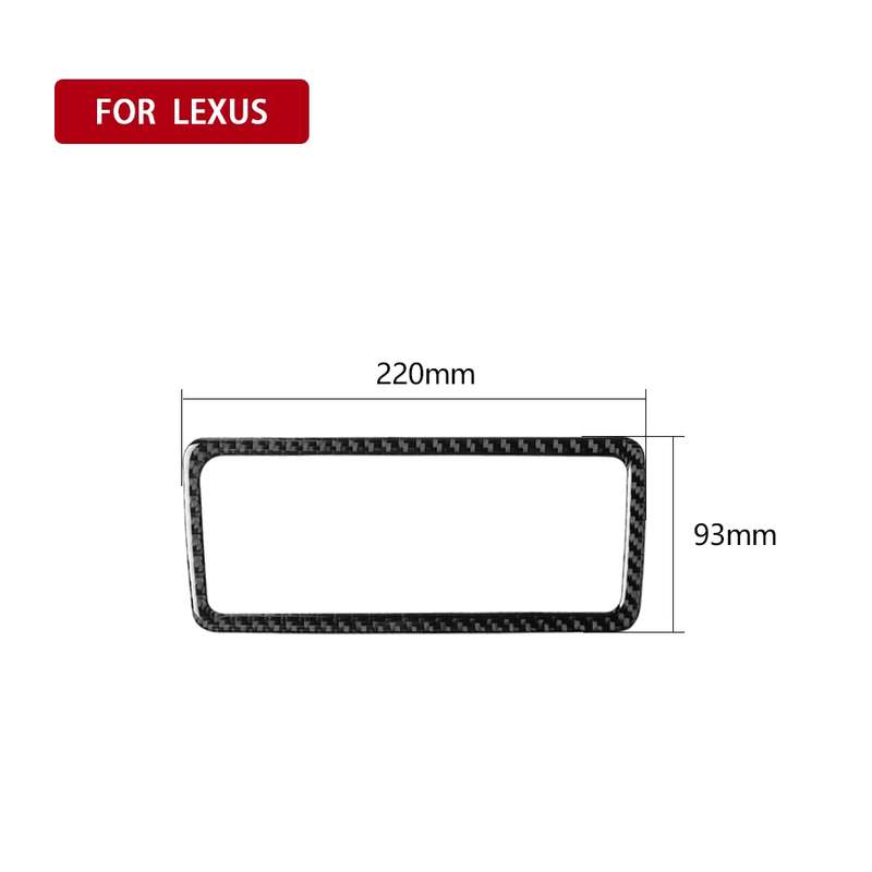 Car Carbon Fiber Rear Reading Light Decorative Sticker for Lexus RX300 / 270 / 200T / 450h 2016-2019
