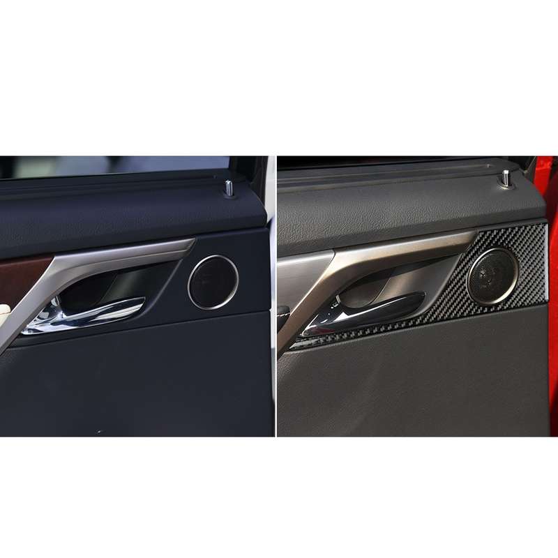 Car Carbon Fiber Rear Door Handle Decorative Sticker for Lexus RX300 / 270 / 200T / 450h 2016-2019,