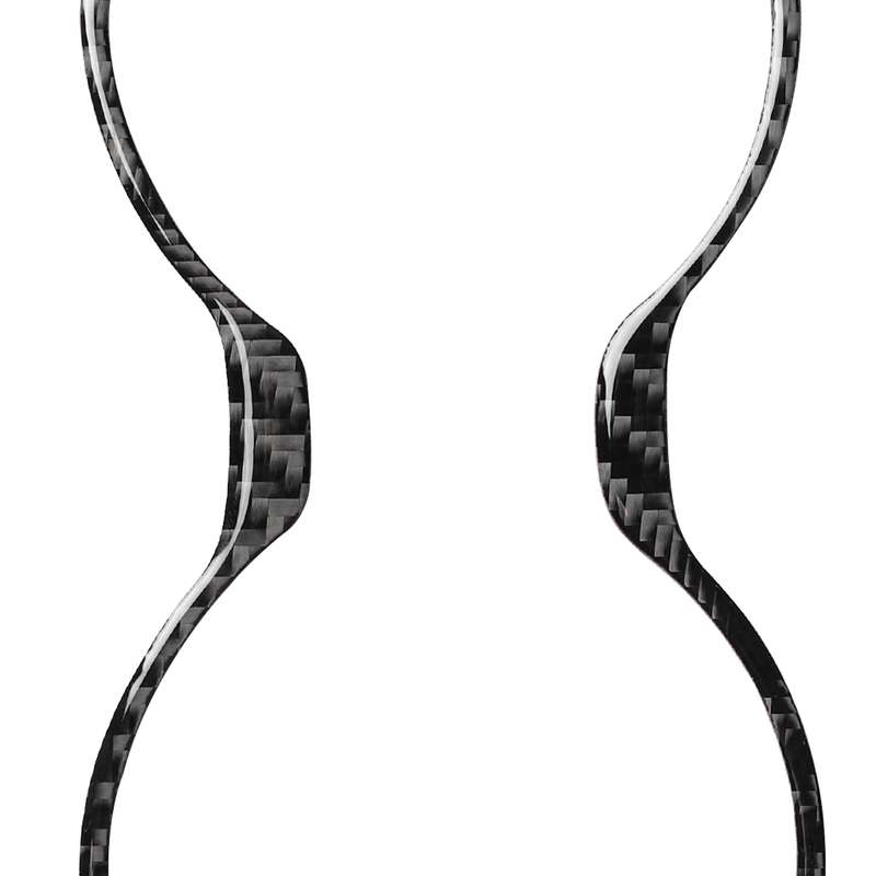 Car Carbon Fiber Water Cup Holder Frame Decorative Sticker for Lexus RX300 / 270 / 200T / 450h 2016-