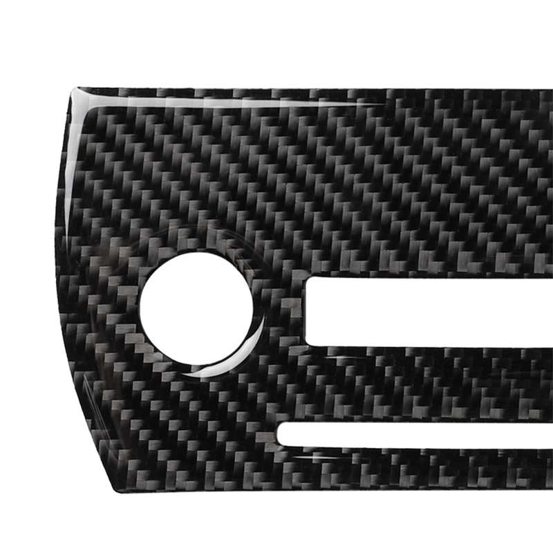 Car Carbon Fiber CD Panel Decorative Sticker for Lexus NX200 / 200t / 300h 2014-2021, Left and Right