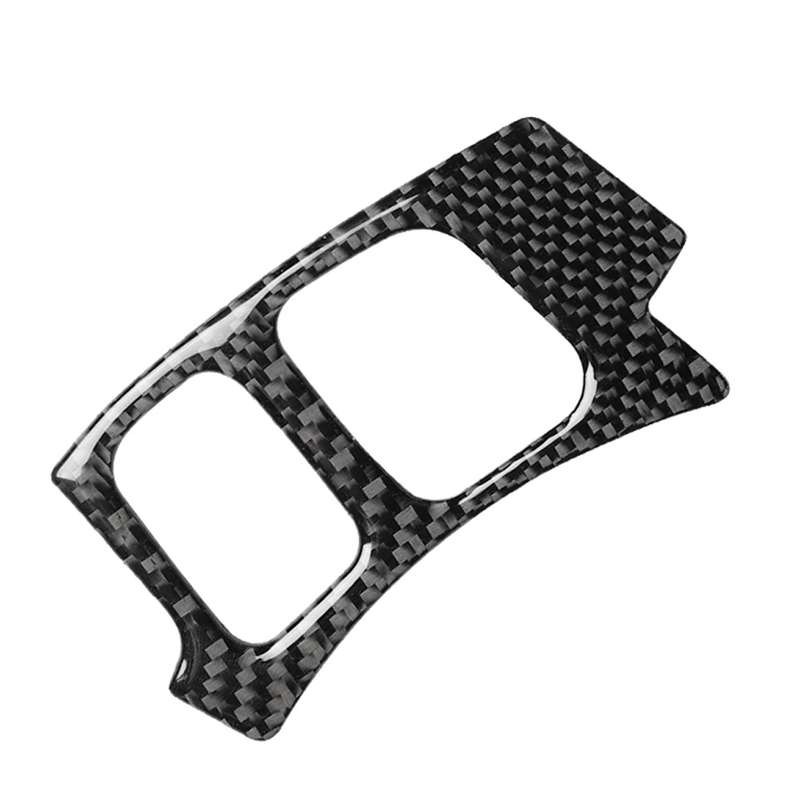 Car Carbon Fiber Steering Wheel Button Decorative Sticker for Lexus NX200 / 200t / 300h 2014-2021, L