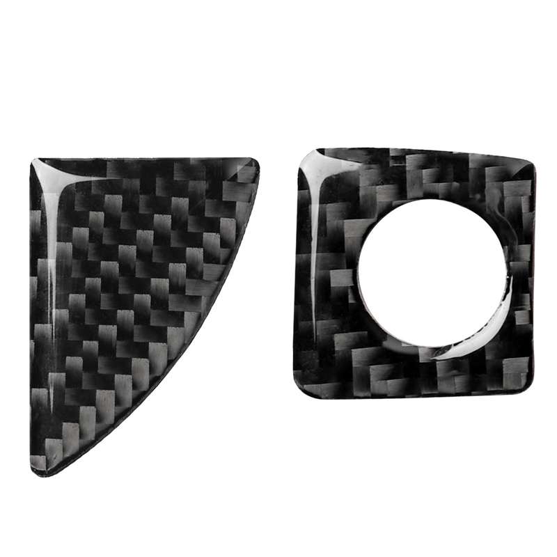 Car Carbon Fiber Glove Box Switch Decorative Sticker for Lexus IS250 300 350C 2006-2012, Left Drive
