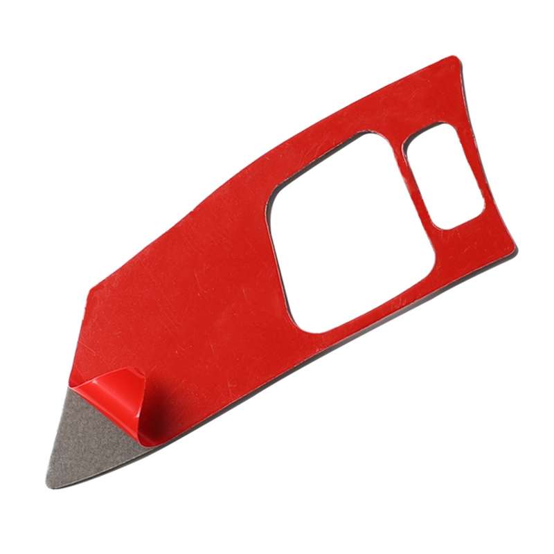 Car Carbon Fiber Steering Wheel Button A Decorative Sticker for Lexus IS250 300 350C 2006-2012, Left