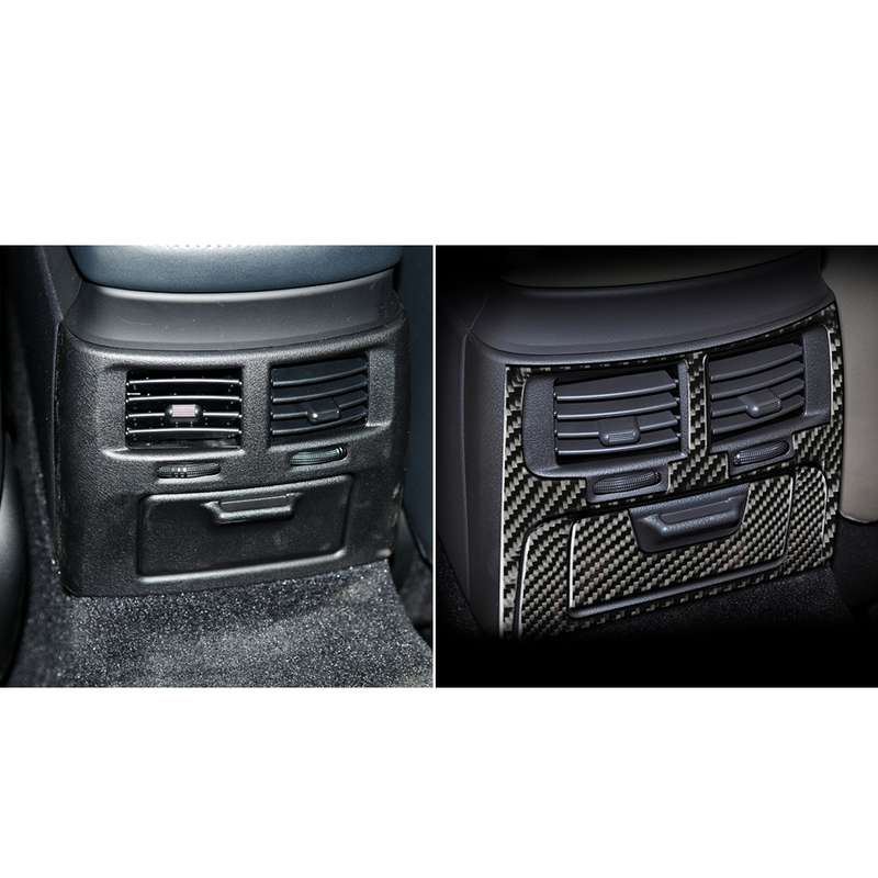 Car Carbon Fiber Rear Air Outlet Decorative Sticker for Lexus IS250 300 350C 2006-2012, Left and Rig