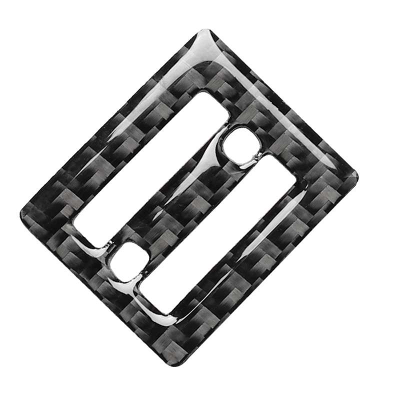 Car Carbon Fiber Middle Air Outlet Decorative Sticker for Lexus IS250 300 350C 2006-2012, Left and R