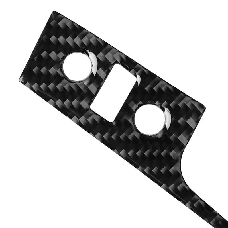 Car Carbon Fiber Navigation Panel B Decorative Sticker for Lexus IS250 300 350C 2006-2012, Left and
