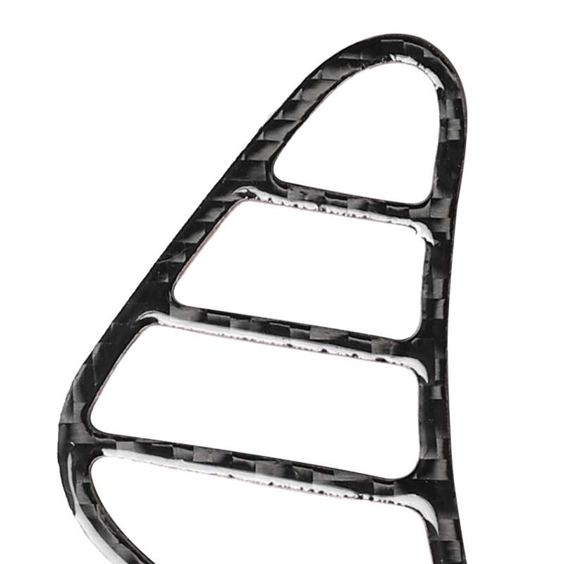 Car Carbon Fiber Small Left and Right Air Outlet Decorative Sticker for Lexus IS250 300 350C 2006-20