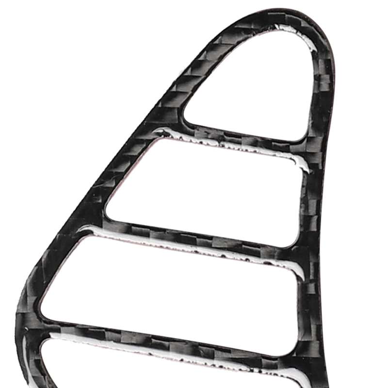 Car Carbon Fiber Small Left and Right Air Outlet Decorative Sticker for Lexus IS250 300 350C 2006-20