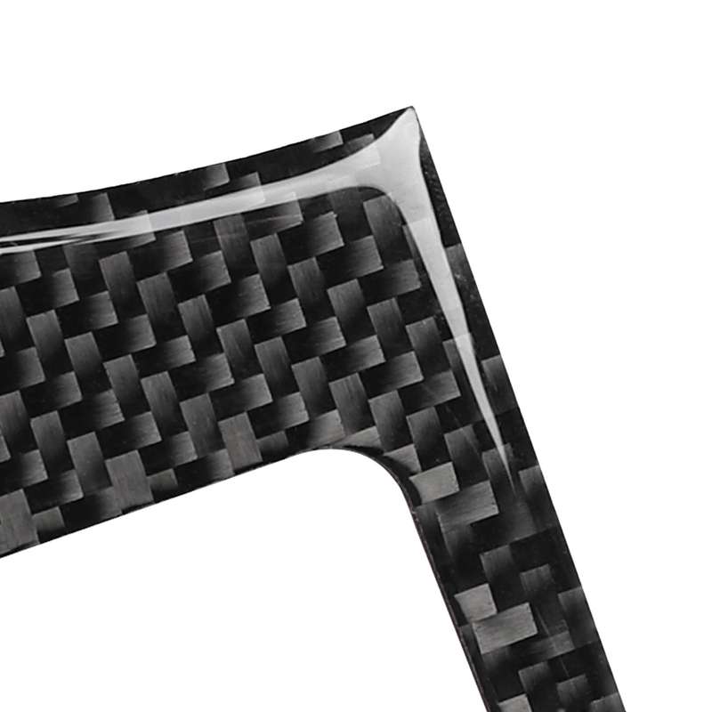 Car Carbon Fiber Window Glass Lift Decorative Sticker for Lexus IS250 300 350C 2006-2012, Left Drive