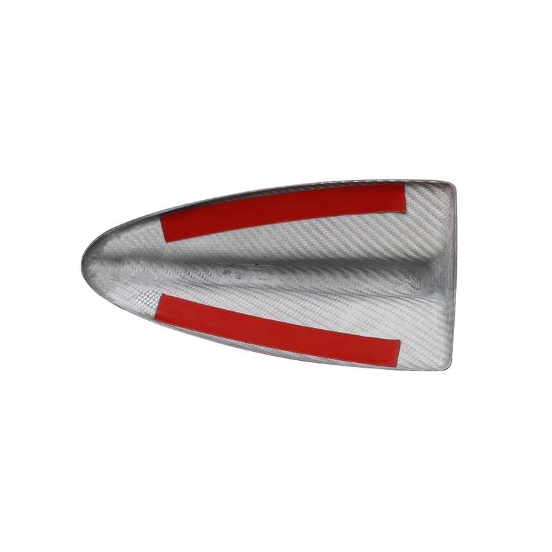 Car Carbon Fiber Antenna Decorative Cover for BMW E90, C Style (Red)