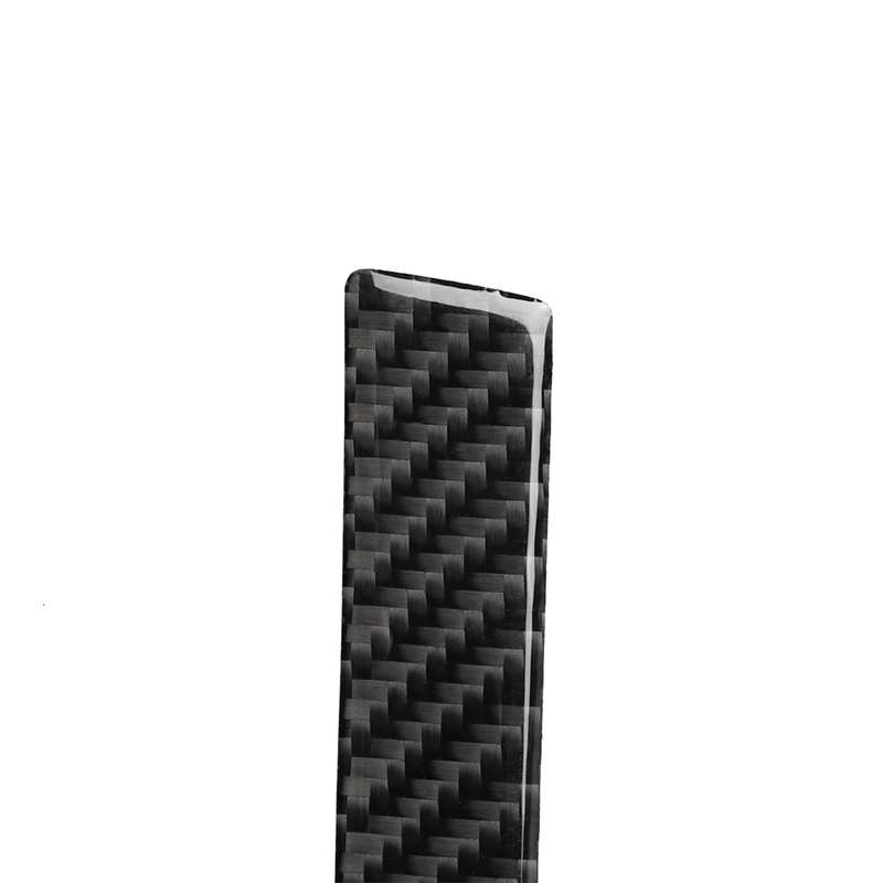 Car Carbon Fiber Passenger Seat Decorative Strip for Audi A6 S6 C7 A7 S7 4G8 2012-2018, Left and Rig