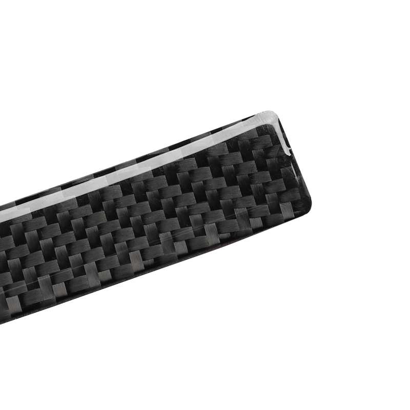 Car Carbon Fiber Passenger Seat Decorative Strip for Audi A6 S6 C7 A7 S7 4G8 2012-2018, Left and Rig