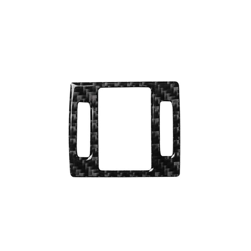 Car Carbon Fiber Warning Light Decorative Sticker for Audi A6 S6 C7 A7 S7 4G8 2012-2018, Left and Ri