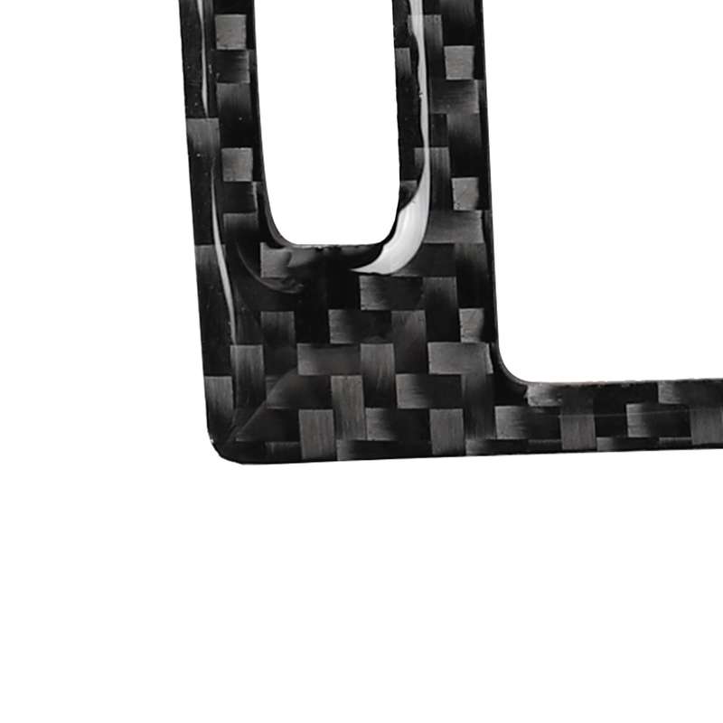 Car Carbon Fiber Warning Light Decorative Sticker for Audi A6 S6 C7 A7 S7 4G8 2012-2018, Left and Ri