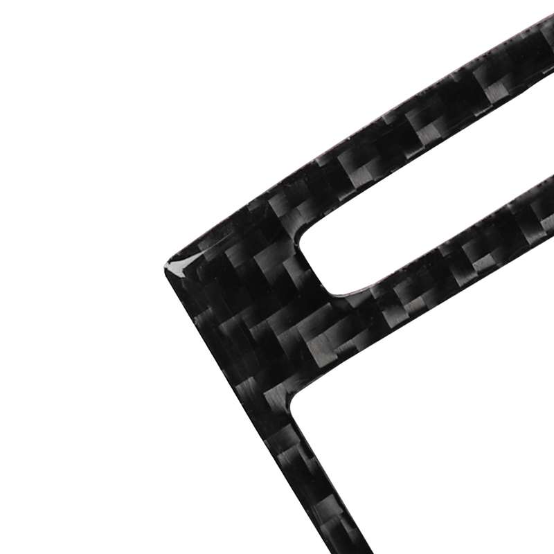 Car Carbon Fiber Warning Light Decorative Sticker for Audi A6 S6 C7 A7 S7 4G8 2012-2018, Left and Ri