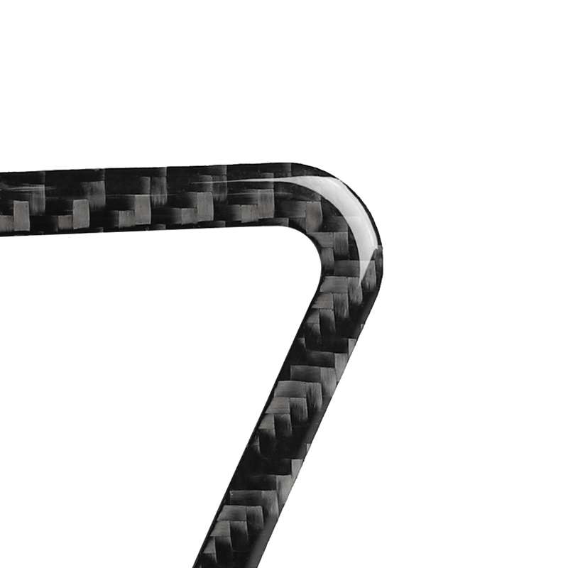 Car Carbon Fiber Ashtray Panel Decorative Sticker for Audi A6 S6 C7 A7 S7 4G8 2012-2018, Left and Ri