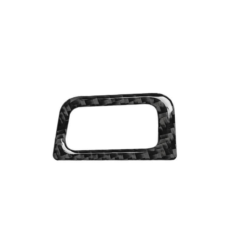 Car Carbon Fiber Trunk Switch Decorative Sticker for Audi A6 S6 C7 A7 S7 4G8 2012-2018, Right Drive