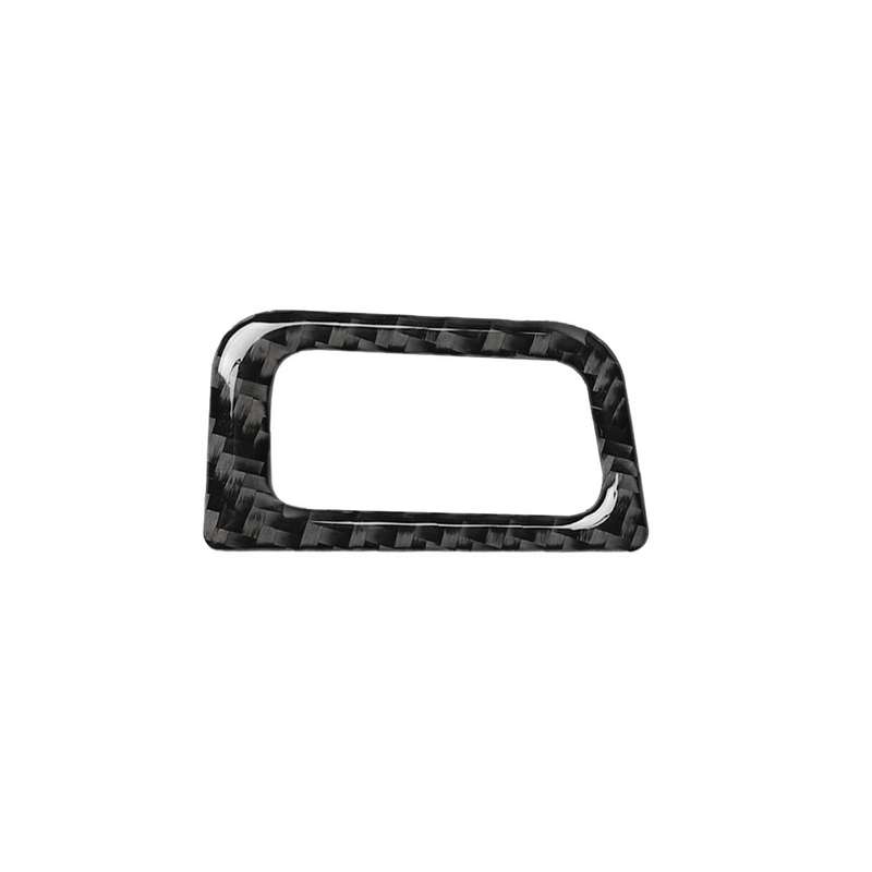 Car Carbon Fiber Trunk Switch Decorative Sticker for Audi A6 S6 C7 A7 S7 4G8 2012-2018, Left Drive