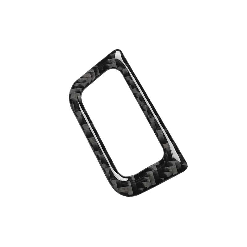 Car Carbon Fiber Trunk Switch Decorative Sticker for Audi A6 S6 C7 A7 S7 4G8 2012-2018, Left Drive