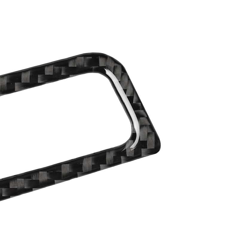 Car Carbon Fiber Trunk Switch Decorative Sticker for Audi A6 S6 C7 A7 S7 4G8 2012-2018, Left Drive