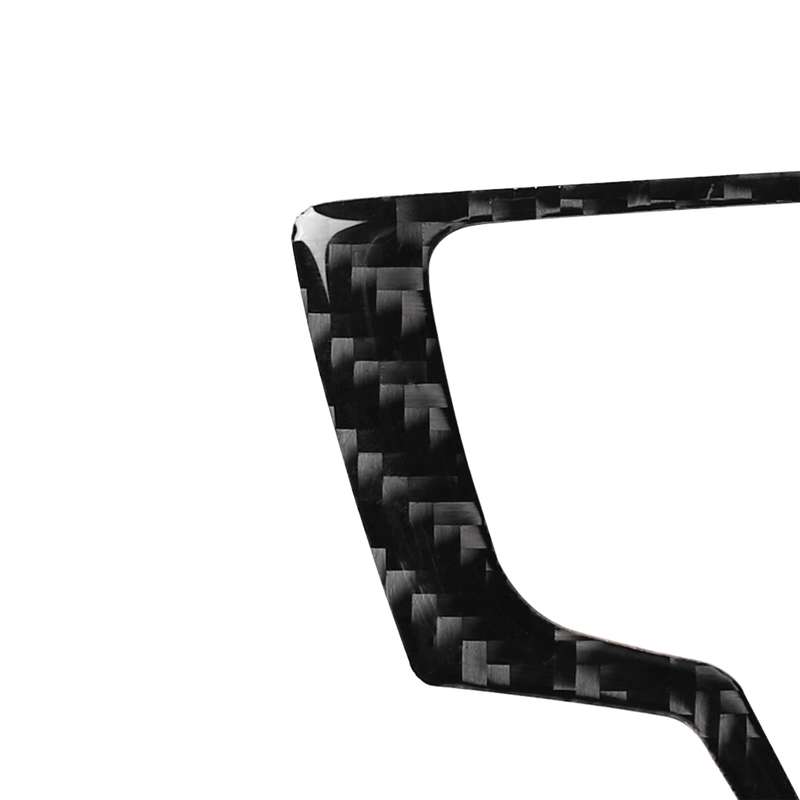 Car Carbon Fiber Multimedia Panel Decorative Sticker for Audi A6 S6 C7 A7 S7 4G8 2012-2018, Left and
