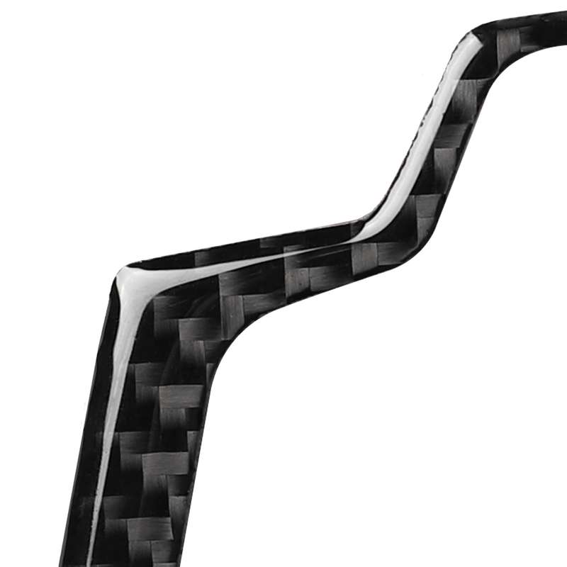 Car Carbon Fiber Multimedia Panel Decorative Sticker for Audi A6 S6 C7 A7 S7 4G8 2012-2018, Left and