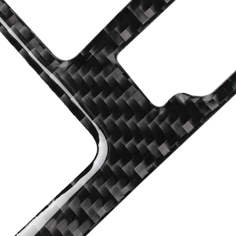 Car Carbon Fiber One-button Start Panel Decorative Sticker for Audi A6 S6 C7 A7 S7 4G8 2012-2018, Ri