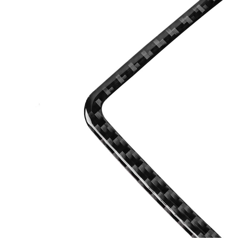 Car Carbon Fiber Gear Shift Panel Decorative Sticker for Audi A6 S6 C7 A7 S7 4G8 2012-2018, Left and