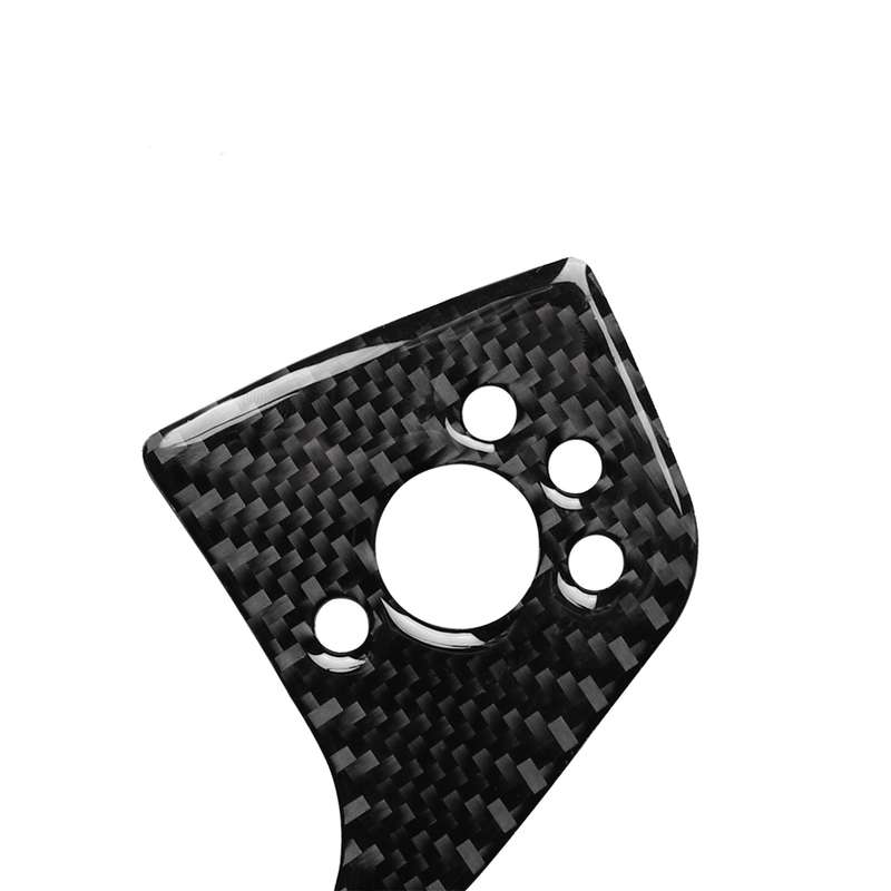 Car Carbon Fiber Glass Lifter Long Style Decorative Sticker for Audi A6 S6 C7 A7 S7 4G8 2012-2018, R