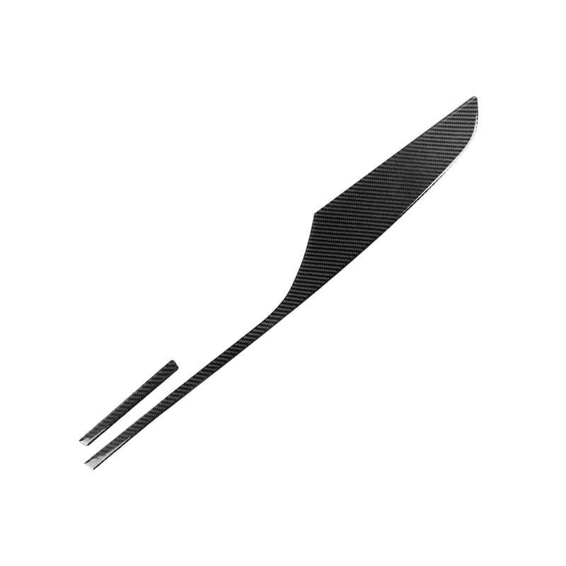 Car Carbon Fiber Dashboard Decorative Strip for Audi A6 S6 C7 A7 S7 4G8 2012-2018, Left Drive