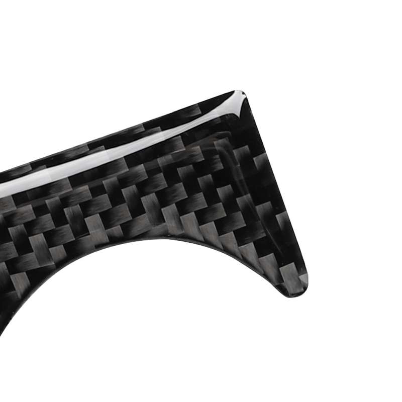 Car Carbon Fiber Solid Color Keyhole Decorative Sticker for Audi A6 2005-2011, Left Drive