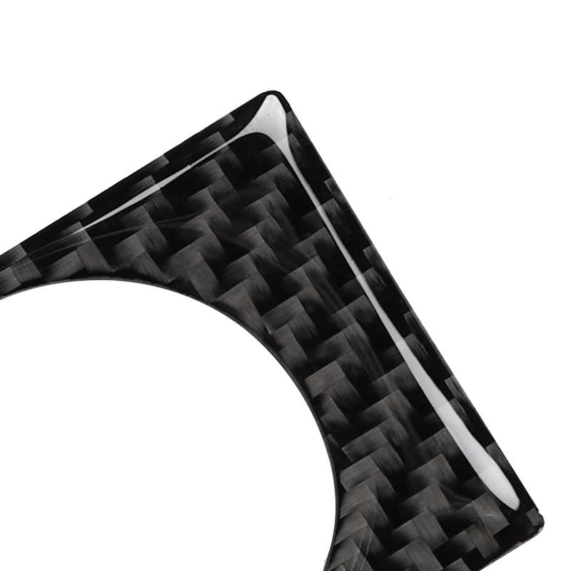 Car Carbon Fiber Solid Color Keyhole Decorative Sticker for Audi A6 2005-2011, Left Drive