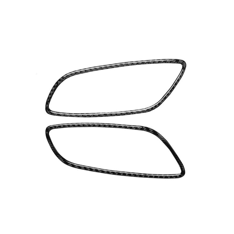 Car Carbon Fiber Door Handle Frame Decorative Sticker for Audi TT 8n 8J MK123 TTRS 2008-2014, Left a