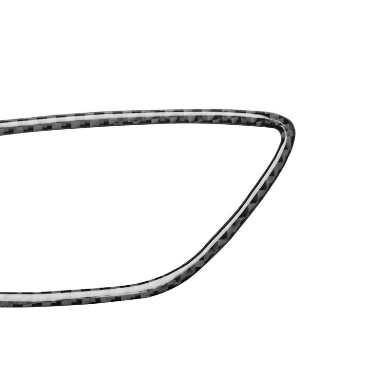 Car Carbon Fiber Door Handle Frame Decorative Sticker for Audi TT 8n 8J MK123 TTRS 2008-2014, Left a