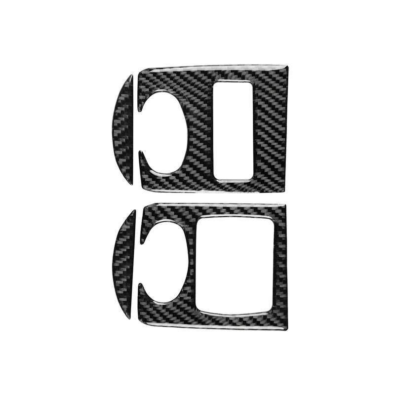 Car Carbon Fiber Glass Lifter Panel Decorative Sticker for Audi TT 8n 8J MK123 TTRS 2008-2014, Right
