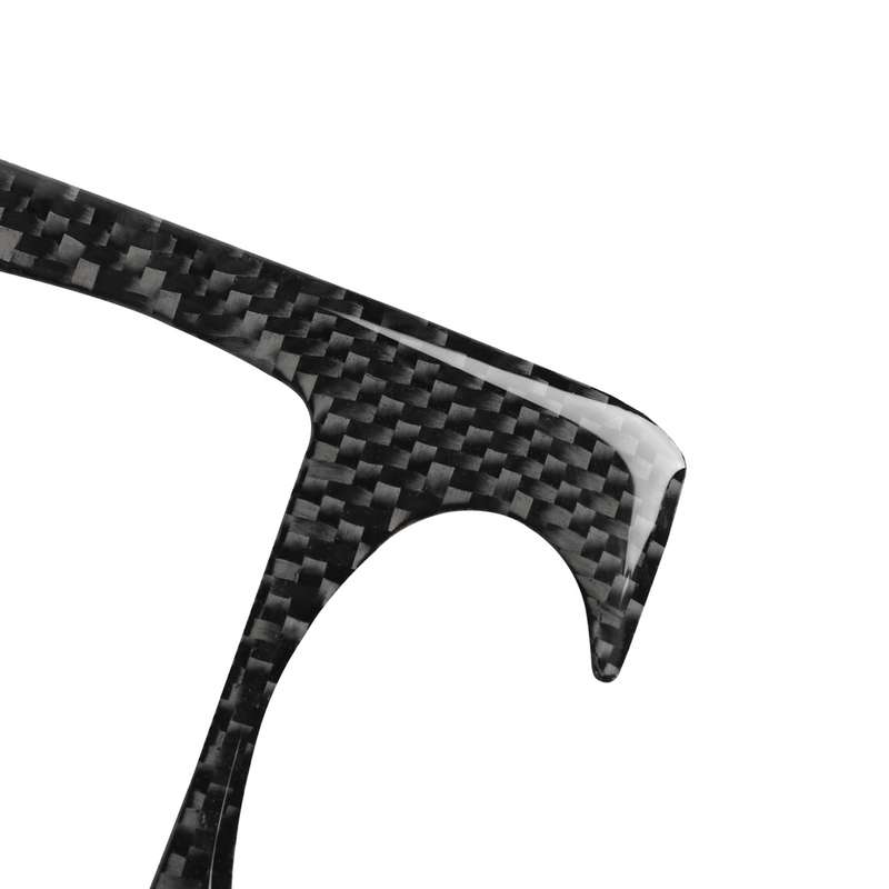 Car Carbon Fiber Glass Lifter Panel Decorative Sticker for Audi TT 8n 8J MK123 TTRS 2008-2014, Right