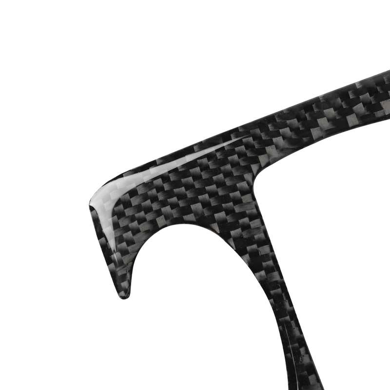 Car Carbon Fiber Glass Lifter Panel Decorative Sticker for Audi TT 8n 8J MK123 TTRS 2008-2014, Left