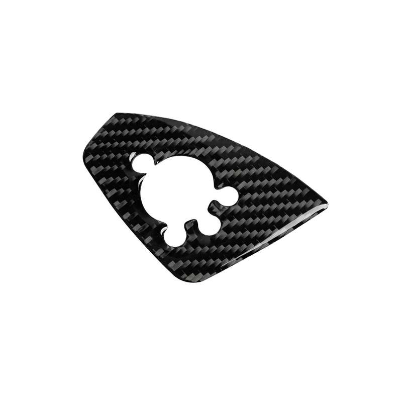 Car Carbon Fiber Door Button Decorative Sticker for Audi TT 8n 8J MK123 TTRS 2008-2014, Right Drive,