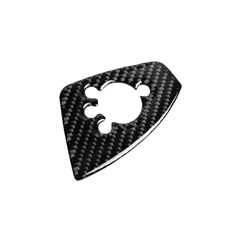 Car Carbon Fiber Door Button Decorative Sticker for Audi TT 8n 8J MK123 TTRS 2008-2014, Right Drive,